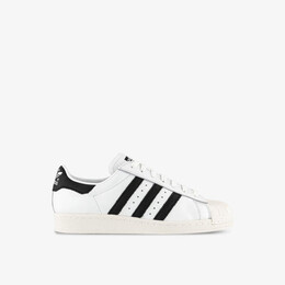 Низкие кожаные кроссовки Superstar 82 Adidas, черный r04345258 | white core black off whi