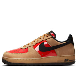 Кроссовки air force 1 low retro 'world tour shanghai' Nike, мультиколор fz3081-200 | flax/light crimson/gum yellow/black