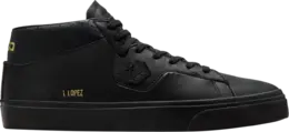 Кеды Converse Louie Lopez Pro Mid Mono Leather - Triple Black, черный a05089c | black