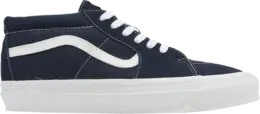 Кроссовки Vans OG Sk8-Mid LX Navy White, синий vn0a4bvcnav | blue