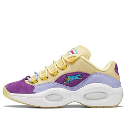 Кроссовки bbc ice cream x question low 'yellow lilac glow' Reebok, фиолетовый g55351 | purple/yellow/white