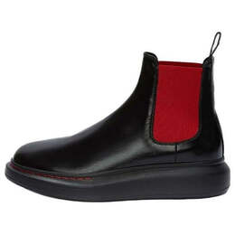 Кроссовки hybrid chelsea boot 'black red' Alexander McQueen, черный 586198whx521066 | black/red