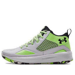Кроссовки lockdown 5 'halo grey quirky lime' Under Armour, серый 3023949-103 | halo grey/quirky lime