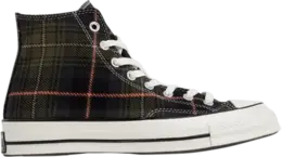 Кроссовки Converse Chuck Taylor All Star 70 Hi Plaid Pack, зеленый 162404c | green