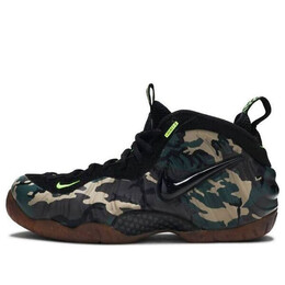 Кроссовки air foamposite pro prm le 'green camo' Nike, мультиколор 587547-300 | forest/black