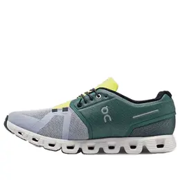 Кроссовки cloud 5 'olive alloy' On Running, зеленый 59.98364 | green/white/grey