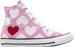 Кроссовки Converse Chuck Taylor All Star Hi Valentine, розовый 167347c | pink