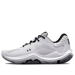 Кроссовки spawn 4 'white metallic silver' Under Armour, серый 3024971-102 | gray