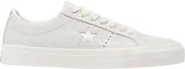 Кроссовки Converse One Star Pro Low Croc Emboss - Egret, белый 170707c | white