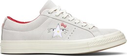 Кроссовки Converse Hello Kitty x One Star Suede Low Top White, белый 162937c | white