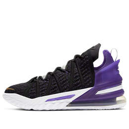 Кроссовки lebron 18 'lakers' Nike, черный cq9283-004 | black