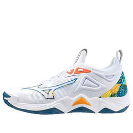 Кроссовки wave momentum 3 'white multi-color' Mizuno, белый v1ga231256 | white/multi-color