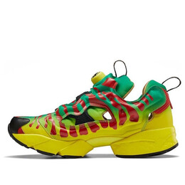 Кроссовки jurassic park x instapump fury og 'tour vehicles' Reebok, желтый gw0212 | yellow/green/red