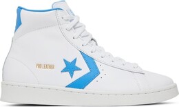 Кроссовки Converse Pro Leather Hi White Blue, белый 166813c | white