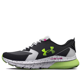 Кроссовки hovr turbulence 'black lime surge' Under Armour, черный 3026137-003 | black/green/white