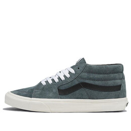 Кроссовки sk8-mid pig suede 2-tone 'green' Vans, серый vn000bweg0z | grey/green