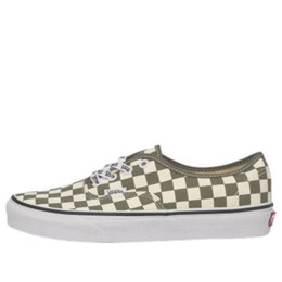 Кроссовки authentic checkerboard 'green beige' Vans, зеленый vn000bw5bxv | green/beige