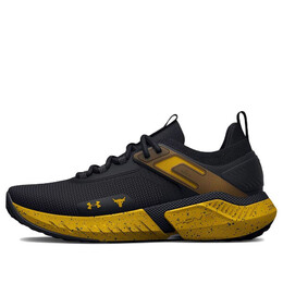 Кроссовки black adam x project rock 5 'anti hero' Under Armour, черный 3026599-001 | black/yellow