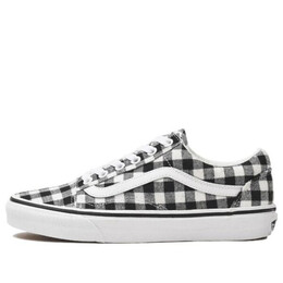 Кроссовки old skool gingham 'black white' Vans, черный vn0a38g1six | black/white