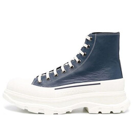 Кроссовки tread slick lace up boot 'navy leather' Alexander McQueen, синий 627206wiam24456 | navy