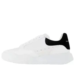 Кроссовки oversized court trainer 'white black' Alexander McQueen, белый 634619wia999061 | white/black