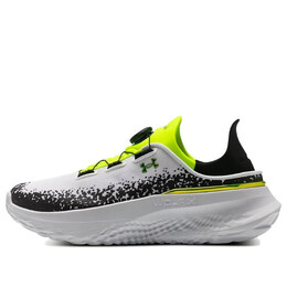 Кроссовки slipspeed mega 'white high vis yellow' Under Armour, белый 3028539-107 | white/black/high vis yellow