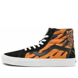 Кроссовки sk8-hi reissue high-top sneakers black/orange Vans, черный vn0a2xsbora | black/orange