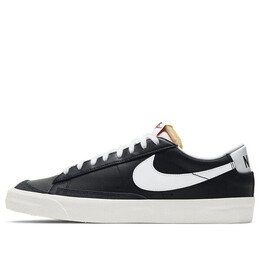 Кроссовки blazer low '77 vintage 'black white' Nike, черный da6364-001 | black/white-sail-black-black-total orange