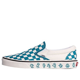 Кроссовки x kakao friends slip on blue Vans, синий vn0a38f7th0 | blue