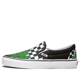Кроссовки marvel x classic slip-on 'hulk' Vans, зеленый vn0a38f7u44 | green