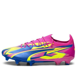 Кроссовки ultra ultimate fg ag Puma, розовый 107540-01 | luminous pink/ultra blue/yellow alert