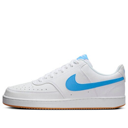 Кроссовки court vision low 'white university blue' Nike, белый hj9105-100 | white/gum yellow/university blue