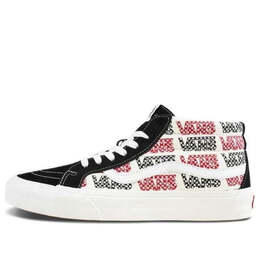 Кроссовки sk8-mid reissue black and white Vans, черный vn0a391f2bq | black and white