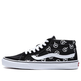 Кроссовки sk8-mid logo 'black white' Vans, черный vn0a391f2c7 | black/white
