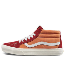 Кроссовки sk8-mid retro mid-top casual skate shoes red orange splicing 'orange red' Vans, оранжевый vn0a391ftev | orange/red