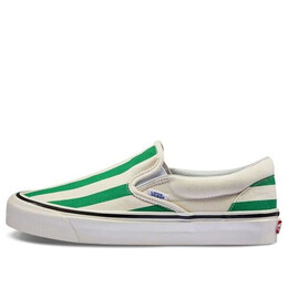 Кроссовки slip-on 98 dx 'big stripe - white green' Vans, зеленый vn0a3jexvn1 | green/white
