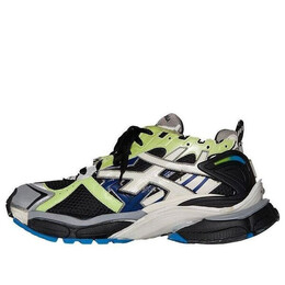 Кроссовки runner sneaker 'grey blue green' Balenciaga, серый 677403w3rb55179 | gray