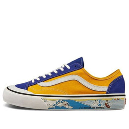Кроссовки style 36 decon sf 'salt wash' Vans, синий vn0a3mvlwys | blue/orange