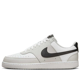 Кроссовки court vision low 'grey fog white black' Nike, серый hv0927-097 | grey fog/white/black