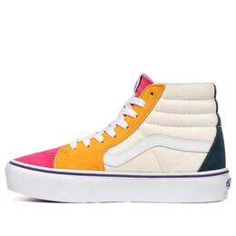 Кроссовки mini cord sk8-hi platform 2.0 white/yellow/red Vans, белый vn0a3tknwvy | white/yellow/red