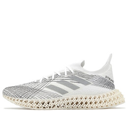 Кроссовки 4dfwd x strung 'cloud white grey core black' Adidas, белый id8892 | cloud white/grey one/core black