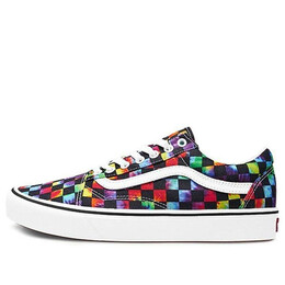 Кроссовки comfycush old skool 'tie-dye checker' Vans, черный vn0a3wmawwu | black