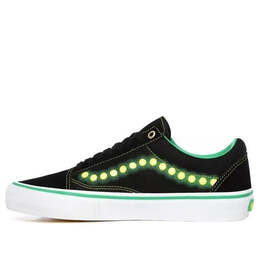 Кроссовки shake junt x old skool pro 'black green' Vans, черный vn0a45jc0v4 | black/yellow