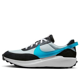 Кроссовки waffle debut 'grey laser blue' Nike, серый dh9522-004 | grey/black/blue