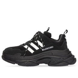 Кроссовки adidas x triple s sneaker 'black white' Balenciaga, черный 712821w2zb21090 | black/white