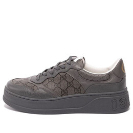 Кроссовки lace up sneaker 'gg monogram - grey' Gucci, серый 726543-aabyj-1343 | grey
