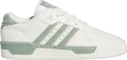 Adidas Кроссовки Rivalry Low 'White Silver Green', белый ig6309 | white