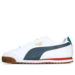Кроссовки roma basic plus 'white evening sky' Puma, белый 369571-40 | white/blue/red