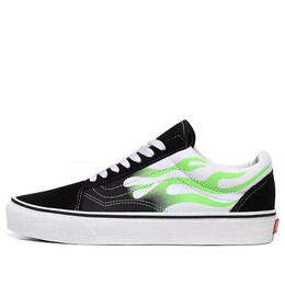Кроссовки old skool 'flame black white' Vans, черный vn0a4u3bxey | black