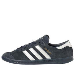 Кроссовки hamburg 'legend ink silver metallic gold metallic' Adidas, черный jp7665 | legend ink/silver metallic/gold metallic